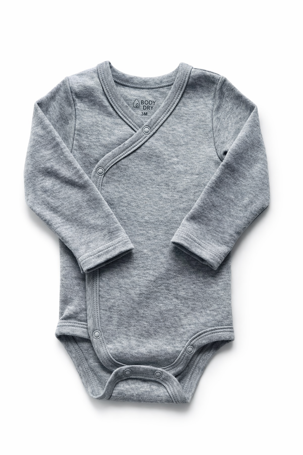 Bodies naissance imperméable manches longues gris