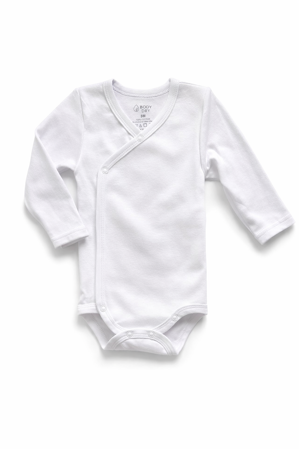 Bodies naissance imperméable manches longues blanc